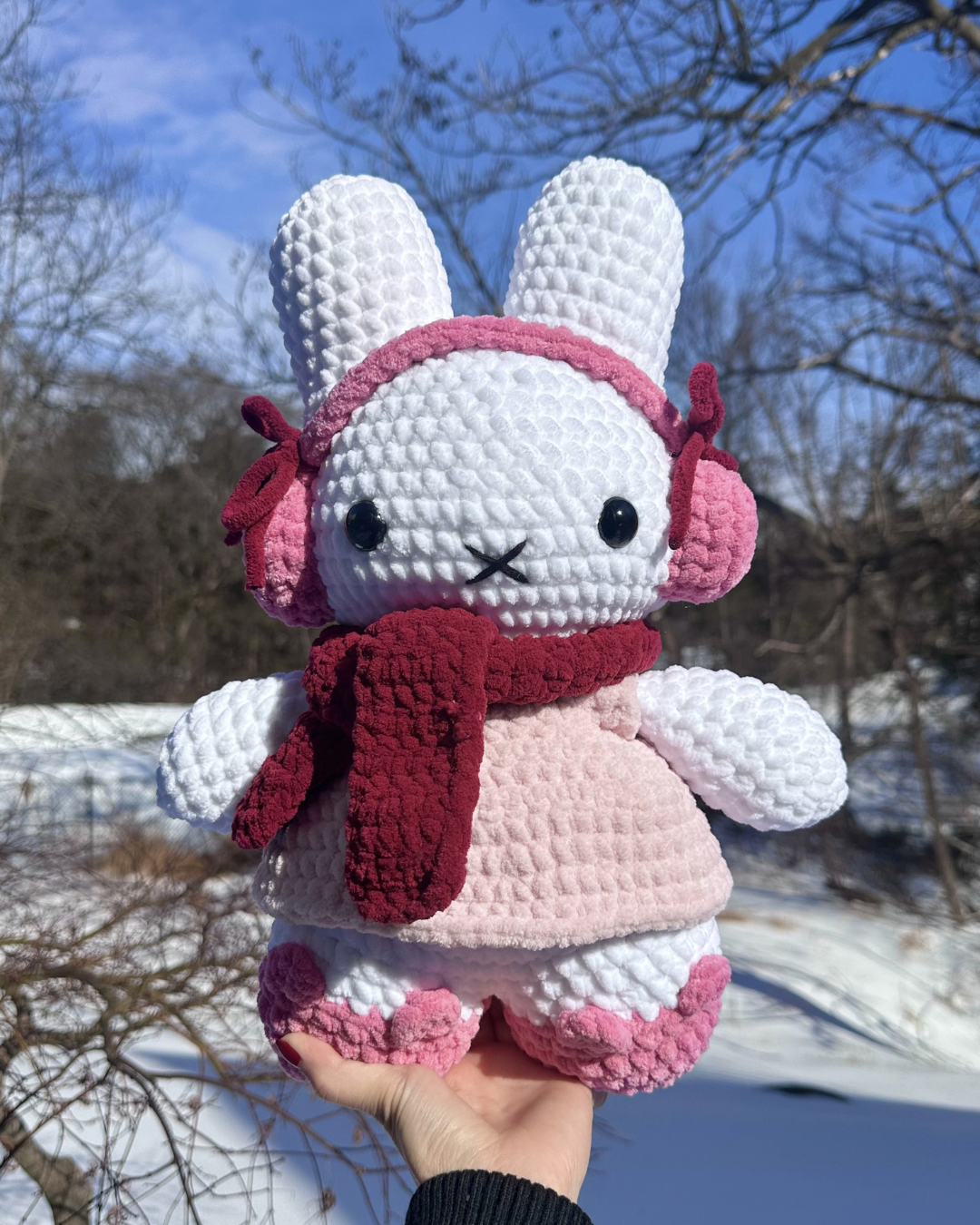 miffy bunny with outfits pattern