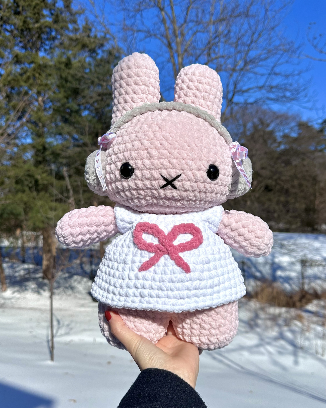miffy bunny with outfits pattern